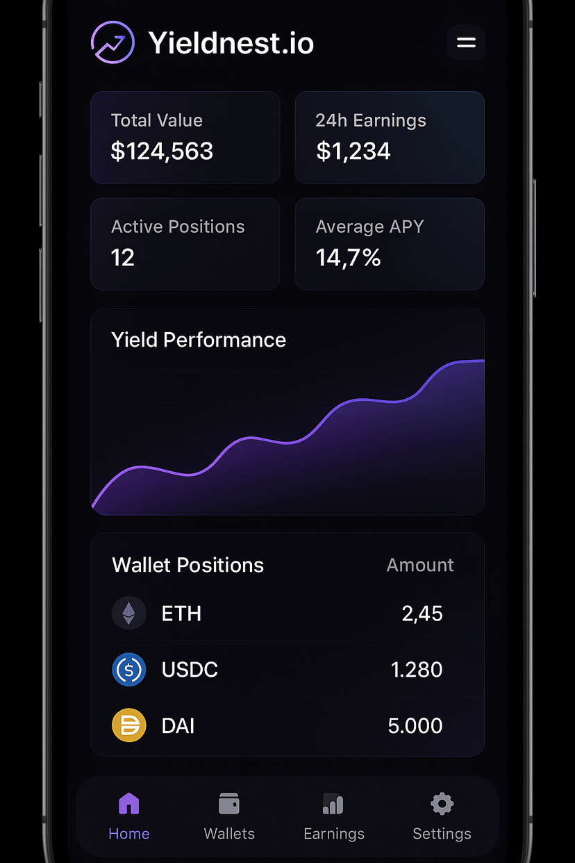 Criptura Dashboard Mobile View